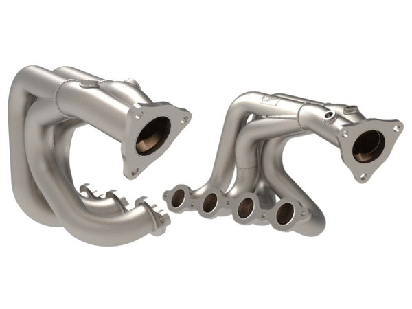 aFe Twisted 304SS Header 2020 Chevy Corvette (C8) 6.2L V8 - Titanium Ceramic Coated - Premium Headers & Manifolds from aFe - Just 8622.61 SR! Shop now at Motors