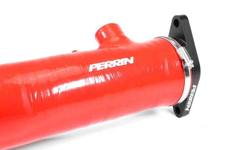 Perrin 2022+ Subaru WRX Red 3in Turbo Inlet Hose w/ Nozzle - Premium Hoses from Perrin Performance - Just 1062.87 SR! Shop now at Motors