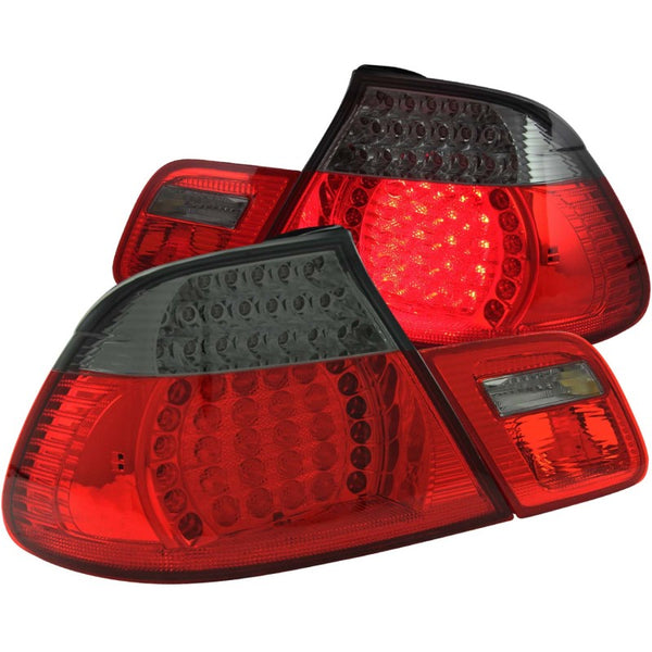 ANZO 2000-2003 BMW 3 Series E46 LED Taillights Red/Smoke 4pc - Premium Tail Lights from ANZO - Just 2824.47 SR! Shop now at Motors