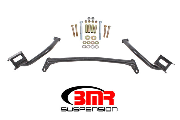 BMR 79-04 Fox Mustang Tubular Style Upper Torque Box Reinforcement Plates - Black Hammertone - Premium Diff Braces from BMR Suspension - Just 600.79 SR! Shop now at Motors