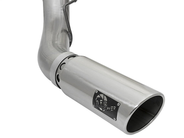 aFe LARGE BORE HD 5in 409-SS DPF-Back Exhaust w/Polished Tip 2017 Ford Diesel Trucks V8 6.7L (td) - Premium DPF Back from aFe - Just 2197.92 SR! Shop now at Motors