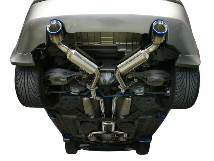 Injen 03-08 350Z Dual 60mm SS Cat-Back Exhaust w/ Built In Resonated X-Pipe - Premium Catback from Injen - Just 5408.93 SR! Shop now at Motors