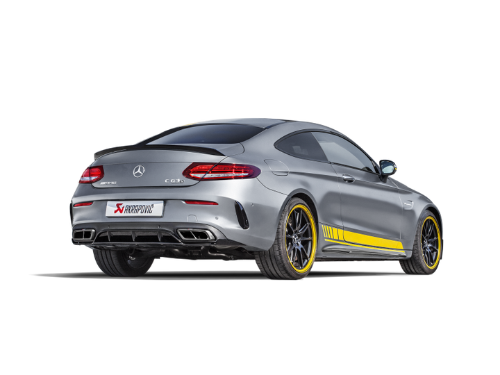 Akrapovic 16-17 AMG C63 Coupe Evolution Line Cat Back (Titanium) w/ Carbon Tips (Req. Link Pipe) - Premium Catback from Akrapovic - Just 22487.55 SR! Shop now at Motors