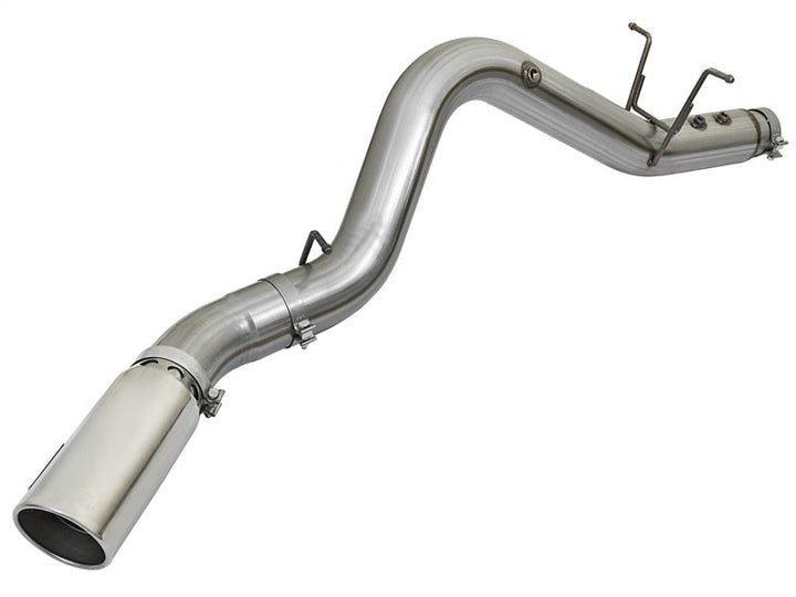 aFe LARGE BORE HD 5in 409-SS DPF-Back Exhaust w/Polished Tip 2017 GM Duramax V8-6.6L (td) L5P - Premium DPF Back from aFe - Just 2090.61 SR! Shop now at Motors