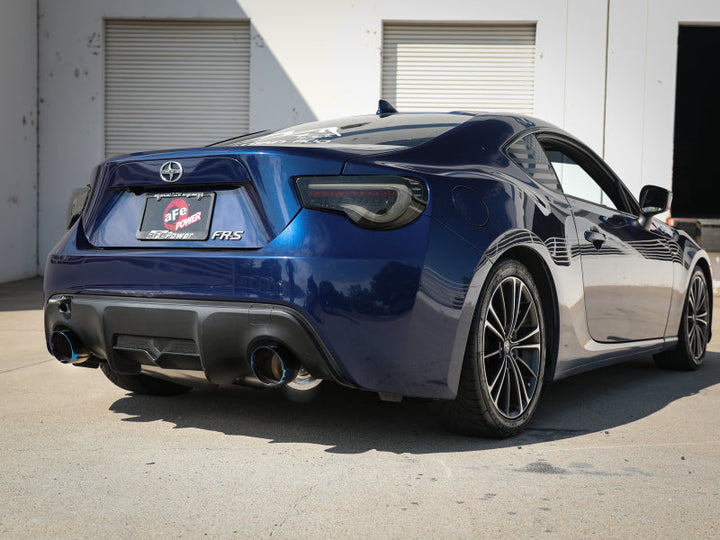 aFe Takeda Exhaust Axle-Back 13-15 Scion FRS / Subaru BRZ 304SS Blue Flame Dual Tips Exhaust - Premium Axle Back from aFe - Just 3948.51 SR! Shop now at Motors