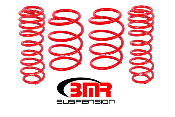 BMR 05-14 S197 Mustang GT Performance Version (Set Of 4) - Red - Premium Lowering Springs from BMR Suspension - Just 863.72 SR! Shop now at Motors