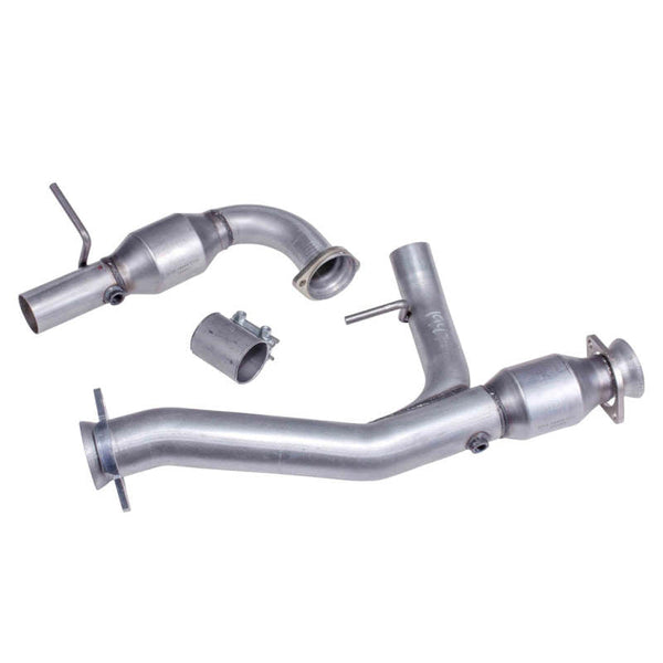 BBK 97-03 Ford F-150 4.6L/5.4L Short Mid Y Pipe w/Catalytic Converters - Premium X Pipes from BBK - Just 2438.38 SR! Shop now at Motors
