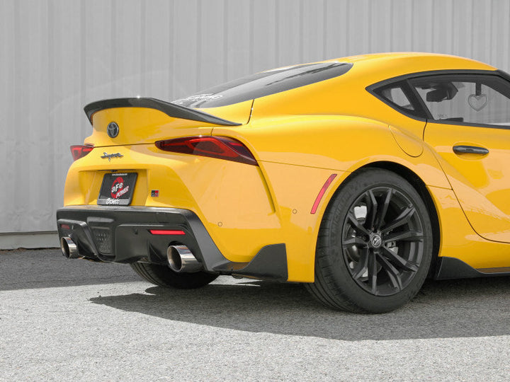 aFe POWER Takeda 2021 Toyota Supra 2.0L (t) 2.5in-3in 304 SS CB Exhaust w/ Polished Tips - Premium Catback from aFe - Just 6429.47 SR! Shop now at Motors