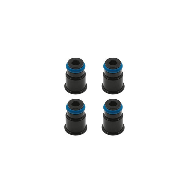 BLOX Racing 11mm Adapter Top (1/2in) w/Viton O-Ring & Retaining Clip (Set of 4)