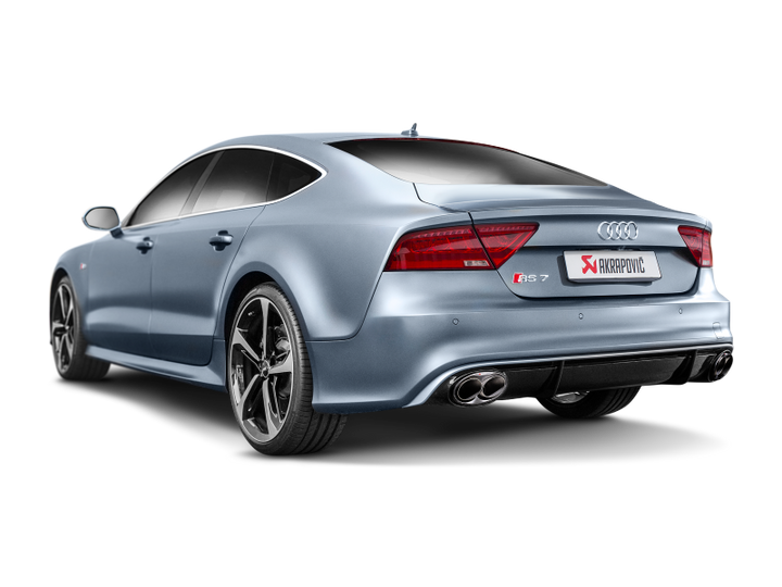 Akrapovic 14-17 Audi RS7 Sportback (C7) Evolution Line Cat Back (Titanium) w/ Carbon Tips - Premium Catback from Akrapovic - Just 35326.34 SR! Shop now at Motors