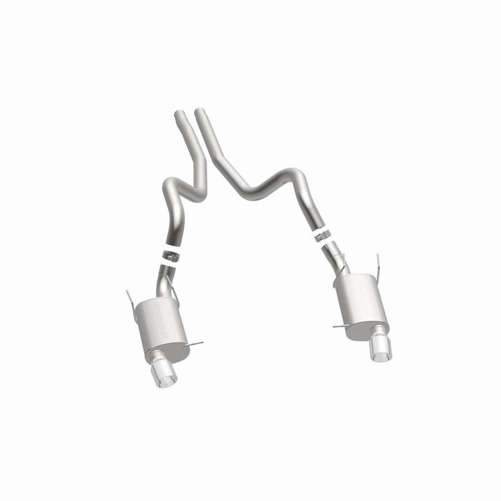 MagnaFlow 13 Ford Mustang Dual Split Rear Exit Stainless Cat Back Performance Exhaust (Street) - Premium Catback from Magnaflow - Just 4391.33 SR! Shop now at Motors