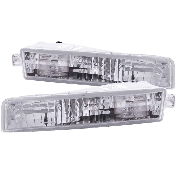 ANZO 1997-2001 Honda Prelude Euro Parking Lights Chrome - Premium Lights Corner from ANZO - Just 172.49 SR! Shop now at Motors