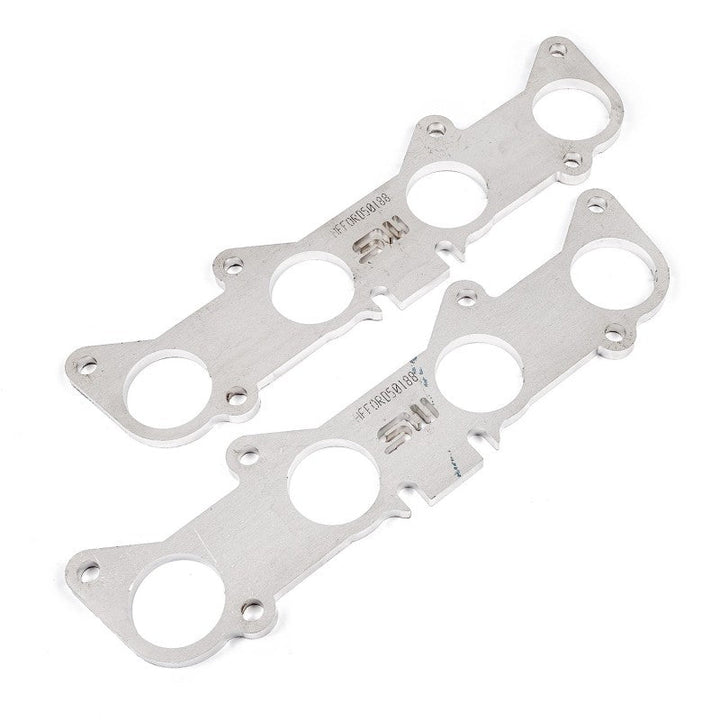 Stainless Works Ford 5.2L/5.0L Coyote Round Port Shaped Header 304SS Exhaust Flanges 2in Primaries - Premium Flanges from Stainless Works - Just 720.04 SR! Shop now at Motors