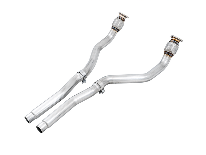 AWE Tuning Audi B8 4.2L Non-Resonated Downpipes for RS5 - Premium Downpipes from AWE Tuning - Just 2916.22 SR! Shop now at Motors