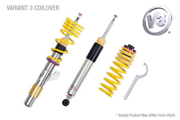KW Coilover Kit V3 BMW 330i G20 2WD Sedan w/Electronic Dampers - Premium Coilovers from KW - Just 15188.20 SR! Shop now at Motors